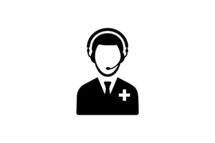A Medical Service Glyph Icon for Embroidery: A Practical Review