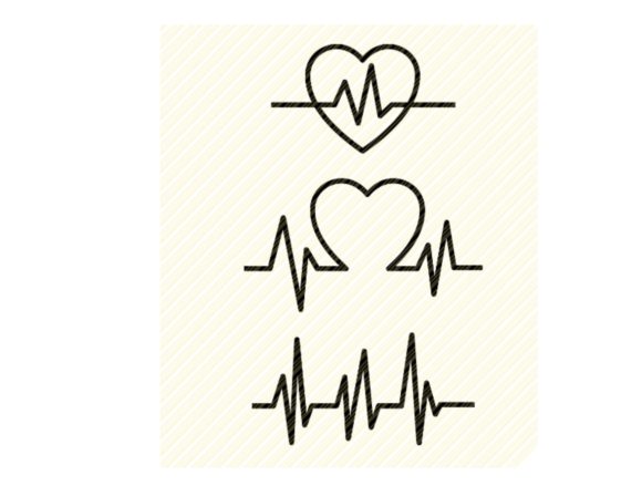 A Practical Look at the Heart Beat Ekg Graphic for Embroidery