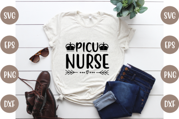 Evaluating the Nurse Design, Picu Nurse Graphic for Embroidery Projects